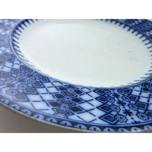 Antique Flanders Blue Flow Plate - Picture 2 of 6